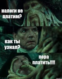 налоги не платим? как ты узнал? пора платить!!!!