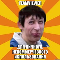 Teamviewer Для личного, некоммерческого использования