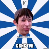 В СВИСТУН