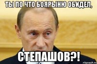 Ты по что боярыню обидел, Степашов?!