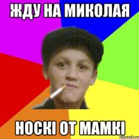 жду на миколая носкі от мамкі