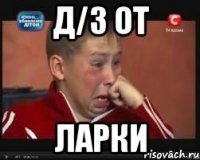 д/з от ларки