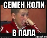 семен коли в пала