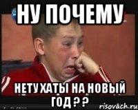 НУ ПОЧЕМУ нету хаты на новый год ? ?