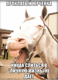 проклятый юрченка никак слиться в "личную жизнь" не даёт