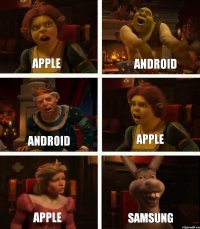 Apple Android Apple Android Apple Samsung