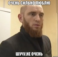 очень сильно люблю шучу,не очень