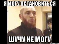 Я МОГУ ОСТАНОВИТЬСЯ ШУЧУ НЕ МОГУ