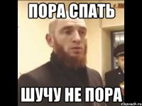 Пора спать Шучу не пора