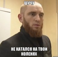 шучу не катался на твои коленях