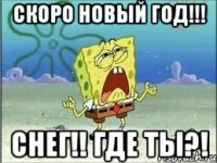 Скоро Новый Год!!! СНЕГ!! ГДЕ ТЫ?!