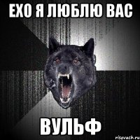 ЕХО я люблю вас Вульф