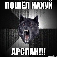 Пошёл Нахуй Арслан!!!