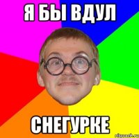 Я бы вдул снегурке