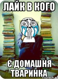 лайк в кого є домашня тваринка