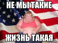 не мы такие жизнь такая