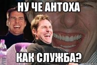 Ну че Антоха как служба?