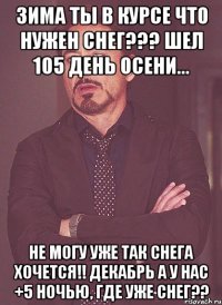 Зима ты в курсе что нужен снег??? Шел 105 день осени... Не могу уже так снега хочется!! Декабрь а у нас +5 ночью, где уже снег??