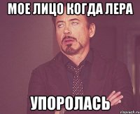 мое лицо когда лера упоролась