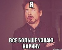 Я Все больше узнаю Норину