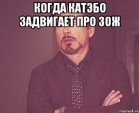 Когда Катэбо задвигает про Зож 