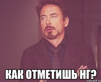  как отметишь НГ?