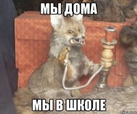 Мы дома Мы в школе