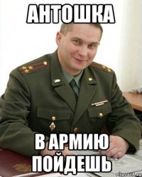 Антошка в армию пойдешь