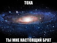 тоха ты мне настоящий брат