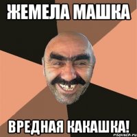 Жемела Машка вредная какашка!