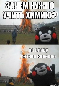 Зачем нужно учить химию? 