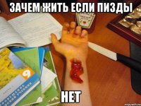 зачем жить если пизды НЕТ