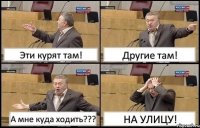 Эти курят там! Другие там! А мне куда ходить??? НА УЛИЦУ!