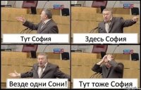 Тут София Здесь София Везде одни Сони! Тут тоже София