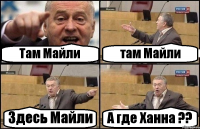 Там Майли там Майли Здесь Майли А где Ханна ??