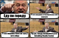 Еду по городу У того машина отполирована как зеркало У того машина блестит как у кота яйца Ну шо, поеду полироваться в Detailing Studio Center
