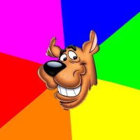 Смотри дед собака сидит, Мем hardscooby
