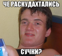 Че раскудахтались сучки?