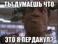 ты думаешь что это я перданул?