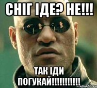 СНІГ ІДЕ? НЕ!!! ТАК ІДИ ПОГУКАЙ!!!!!!!!!!!