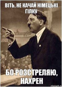 Віть, не качай німецькі гілку бо розстреляю, нахрен