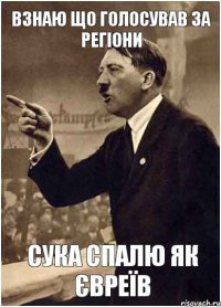 взнаю що голосував за регіони сука спалю як євреїв