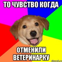 то чувство когда отменили ветеринарку