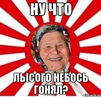 ну что лысого небось гонял?