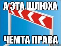 А эта шлюха Чемта права