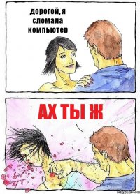 дорогой, я сломала компьютер ах ты ж