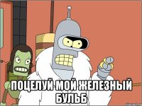  ПОЦЕЛУЙ МОЙ ЖЕЛЕЗНЫЙ БУЛЬБ