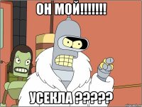 ОН МОЙ!!!!!!! УСЕКЛА ?????