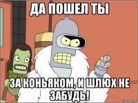 Да пошел ты За коньяком, и шлюх не забудь!