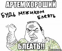 Артем хороший блеать!!